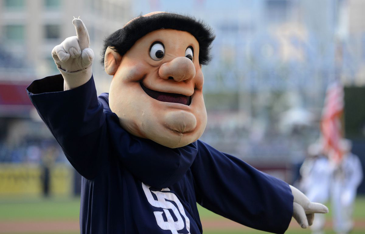 Swinging Friar San Diego Padres Sportmascots Com