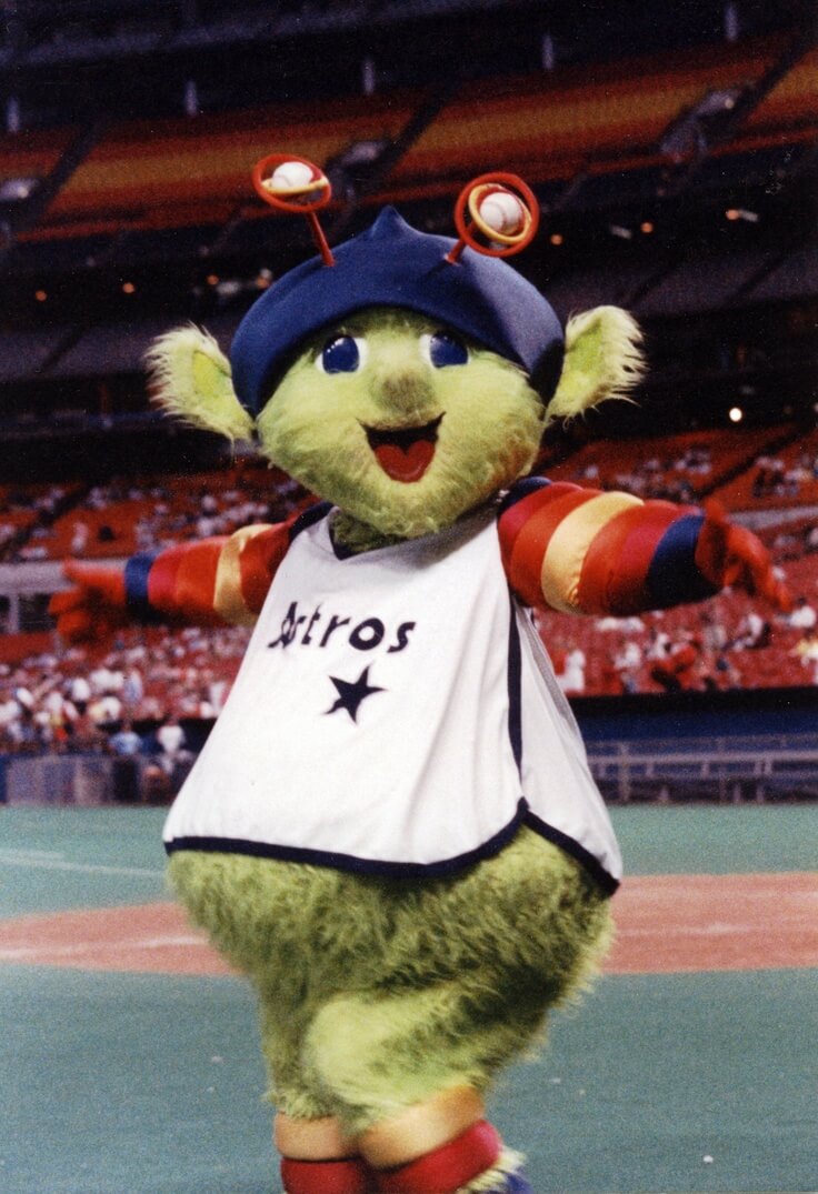 collectibles Junction Jack (Houston Astros) was the first mascot 2000 until  2012