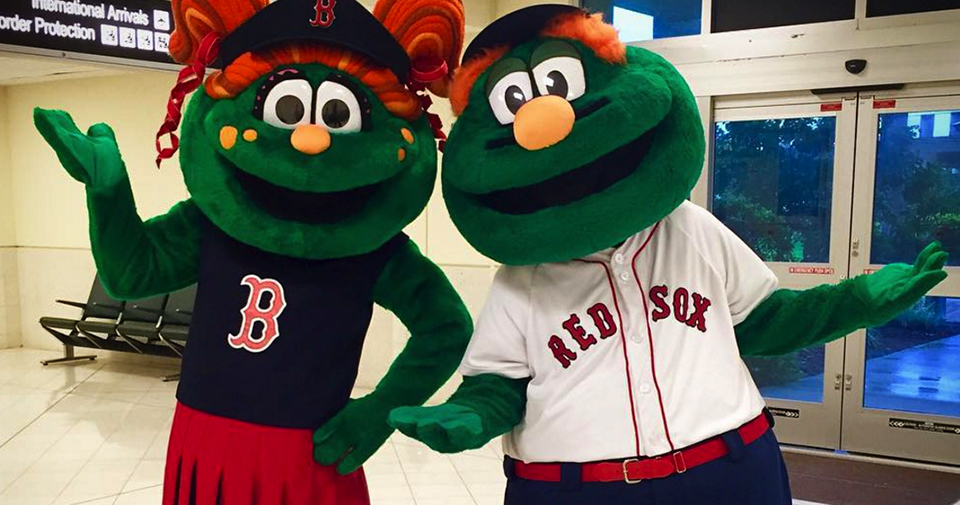 mlb mascots red sox - boston