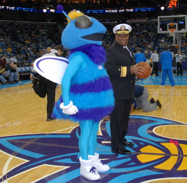 hugo from new orleans -NBA mascot