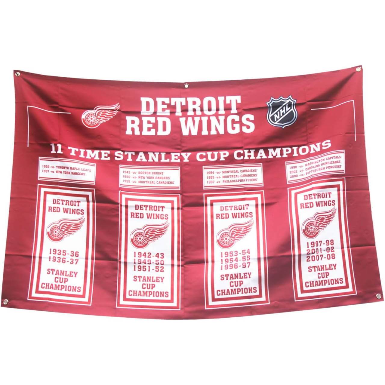 red wings banner